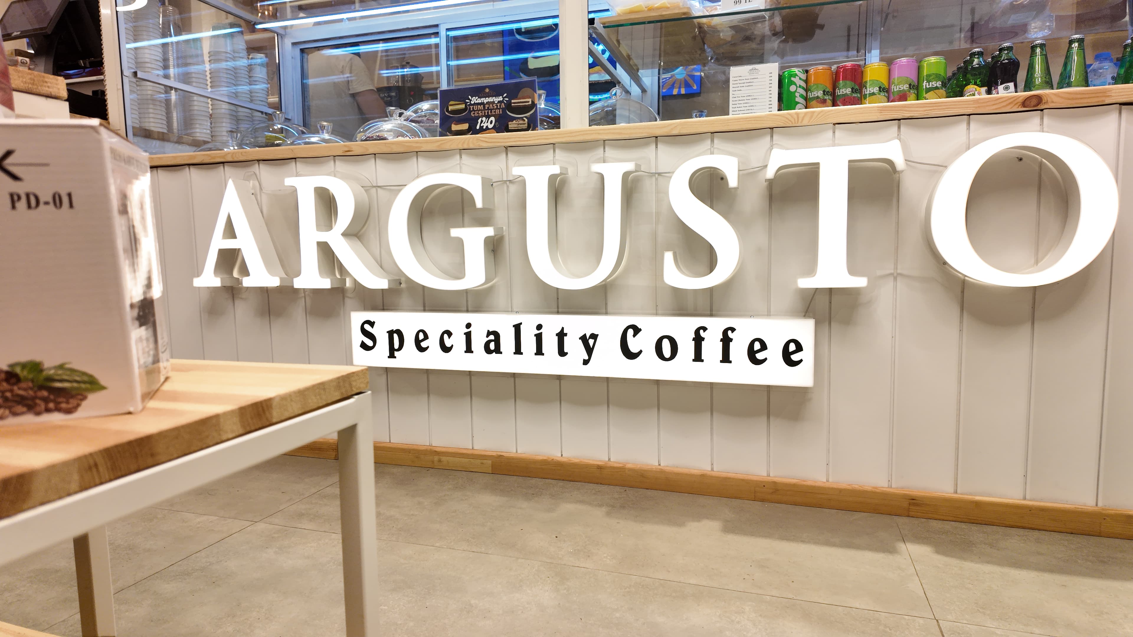 Proje 1: Argusto Coffee